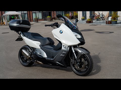 Видео: BMW C600 Sport - Главный конкурент TMAX. Самый подробный обзор.