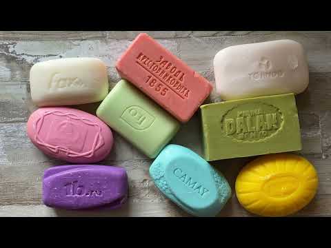 Видео: ASMR Soap cutting | Soap Carving|Резка мыла  | ASMR