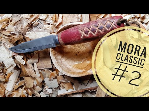 Видео: Mora Classic 2. Вырезать куксу - попытка 2. Успех не за горами!