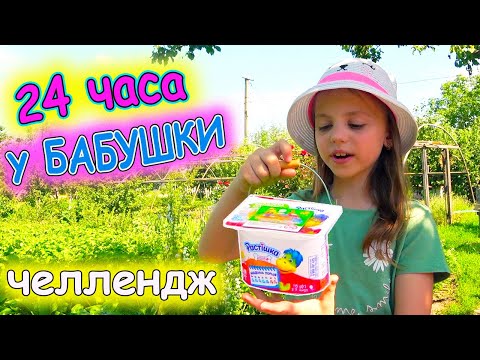 Видео: 24 ЧАСА у бабушки ЧЕЛЛЕНДЖ кормим Утят Индюшат и Цыплят Готовим вкусняшки