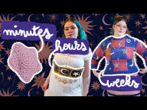 Видео: Вязание крючком 🌟 70 мин, 7 часов и 70 часов ✨ Вдохновлено Pinterest