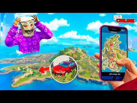 Видео: НАШЕЛ ПО ФОТО ЧИТЕРСКИЙ УРУС НА НЕОБИТАЕМОМ ОСТРОВЕ | НАЙДИ ПО ФОТО В GTA 5 ONLINE