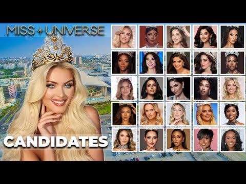 Видео: Все кандидаты на Мисс Вселенная 2025 👑🌟