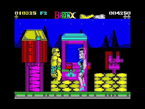 Видео: Bronx. ZX Spectrum. Прохождение