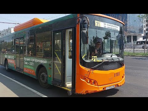 Видео: Volgabus-5270.G2 | борт 0188 | Маршрут 91 | Оренбург