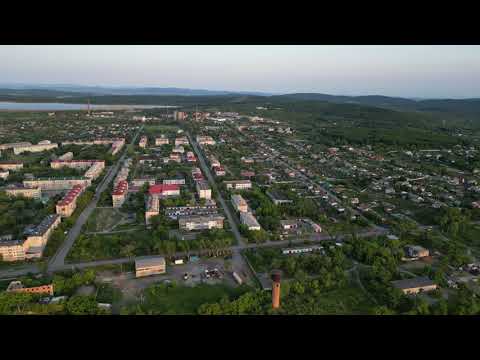 Видео: пгт. Ярославский Хорольский район пролет на дроне DJI Mini 3 Pro 10.06.23