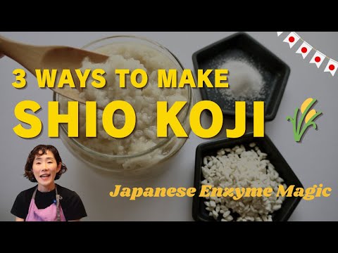 Видео: Секретная ферментированная приправа Японии: 3 способа приготовить Шио Кодзи дома