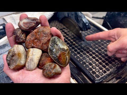 Видео: Собрано более 40 лет | Резка агатов пилой!