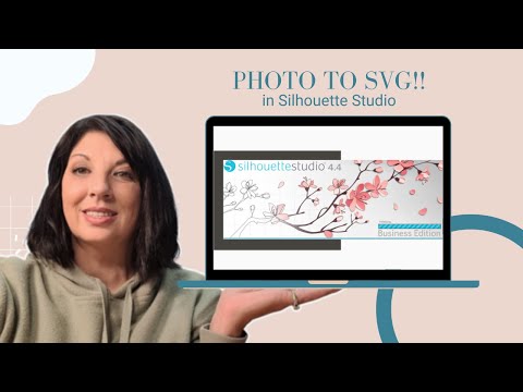 Видео: Используйте SILHOUETTE STUDIO, чтобы превратить изображение в SVG!!