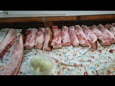 Видео: Ціни на свинину рухнули❓️10 міс-Супер свинина🔥Нова сковорода шкварчить,слина литить‼️