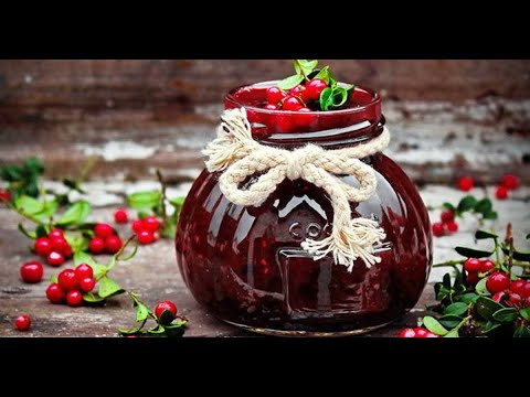 Видео: Варенье из Брусники Брусничное варенье | Lingonberry jam