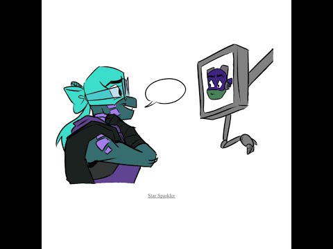 Видео: ROTTMNT AU: Космический дар, часть 2