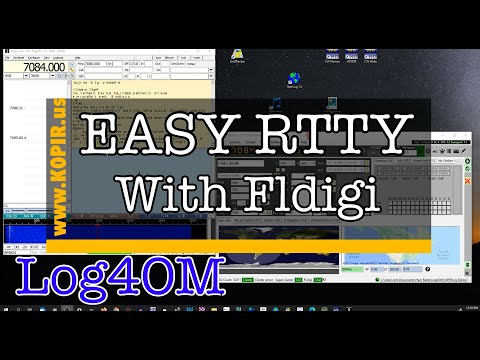 Видео: EASY RTTY с Fldigi и Log4OM_Часть II