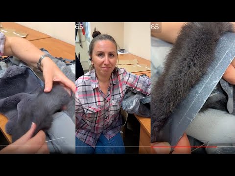 Видео: Интересный и очень полезный ЛАЙФХАК в работе с мехом. Авторское ателье Ирины Берзиной.