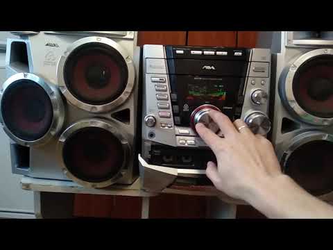 Видео: Музыкальный центр Aiwa Jax-T8 Mini hi-fi component system