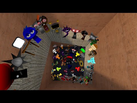 Видео: Кошмарный Спрунки Некстбот Преследуй меня в Лабиринте Gmod!