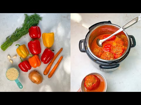 Видео: Фаршированные перцы быстрого приготовления: быстрый и вкусный рецепт
