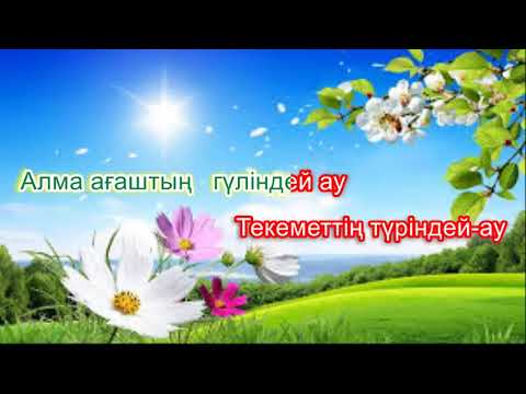 Видео: Халық әні Дедімай-ау. Караоке (плюс)