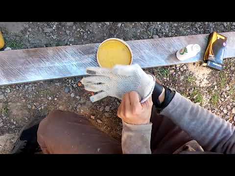 Видео: Как залить двор арт бетоном. Покраска пигментом 3