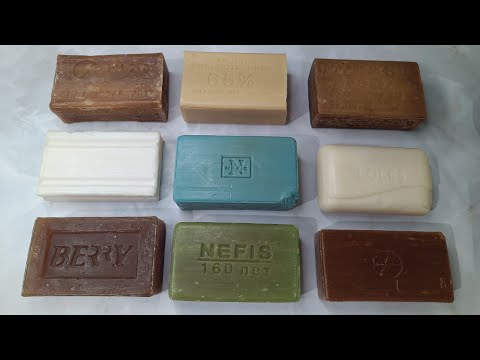 Видео: Cutting dry soap🌲🌊🧱Резка сухого мыла 19