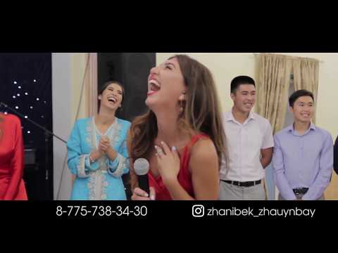 Видео: Шет елден келген қонақтар в шоке. Гости из Индии на казахской свадьбе, Жанибек он же Джони шоумен