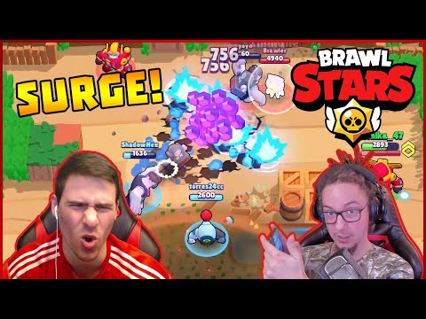 Видео: Мачкам ги със Surge! - Brawl Stars със @xxshadowhexxx