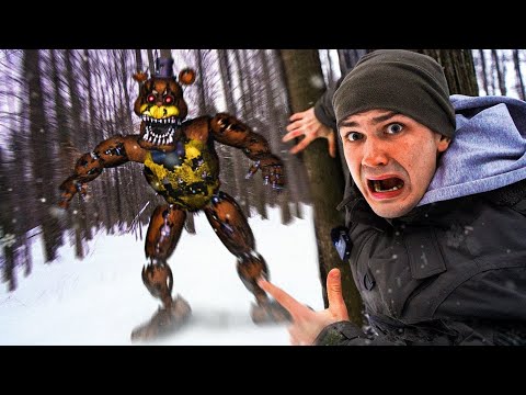 Видео: Следим за аниматрониками, которые живут в жутком лесу!