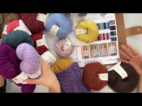 Видео: Пряжа Permin!  Большой обзор! Вязание!