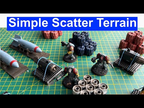 Видео: Легкая разбросанная местность Warhammer 40k