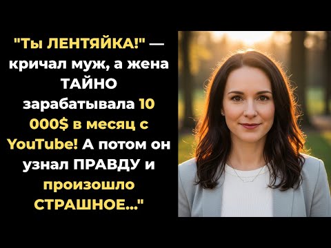 Видео: Муж унижал жену за безделье, не зная о её миллионных доходах с Ютуба!