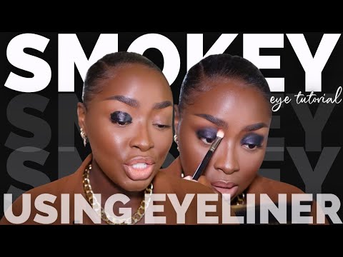 Видео: Уроки макияжа Black Smokey Eye 2022 для начинающих. Темная кожа. Доступная аптека | MenaAdubea