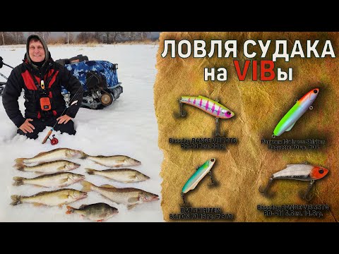 Видео: Активный клев судака на вибы. Вибы на судака.