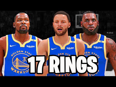 Видео: Я поместил Леброна, Карри и Дюранта в одну команду