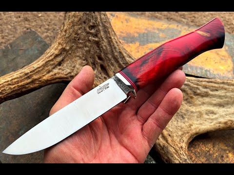 Видео: Нож универсальный. Клинок из стали Bohler M398