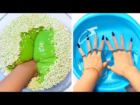 Видео: Удовлетворение Slime Сборник [ASMR] | Расслабляющий Slime [ACMP] #90