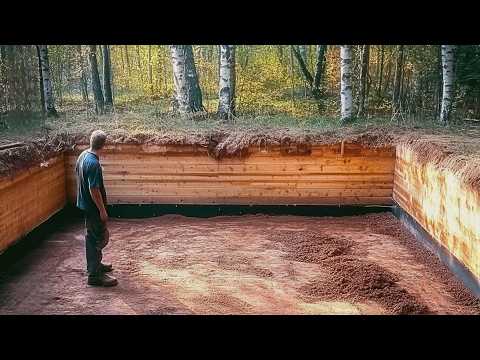 Видео: Двое Мужчин Строят ОГРОМНУЮ ХИЖИНУ под Землей | От Начала до Конца @lifeinthesiberianforest1