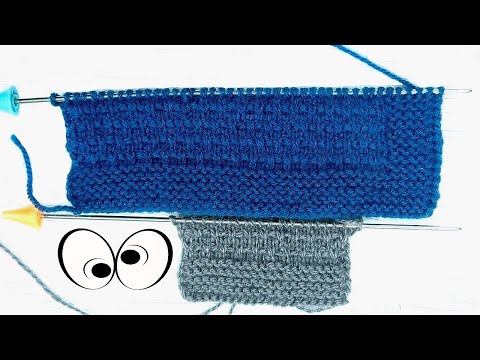 Видео: Просто делай это и твоё вязаное полотно не будет косить
