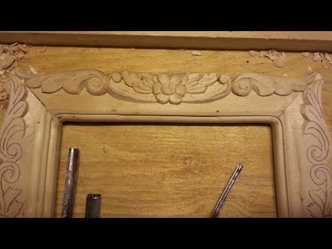 Видео: Резная рама для зеркала.  Часть 2  Трудное начало