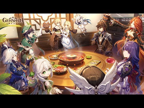 Видео: Музыкальная тема пятой годовщины Genshin Impact The Long Way Home #GenshinImpact