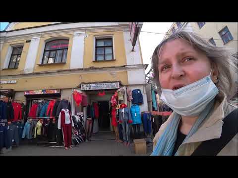 Видео: 270. Рынок Апрашка СПб. Очень хочу снять видео из коммуналки. Первые примерки и первые покупки...