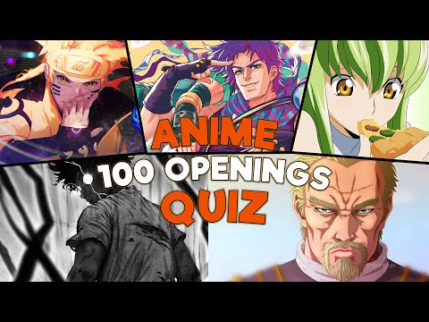 Видео: Anime Opening Quiz №9 | 7 Sec | very easy - very hard | 100 Op | Угадай аниме по опенингу