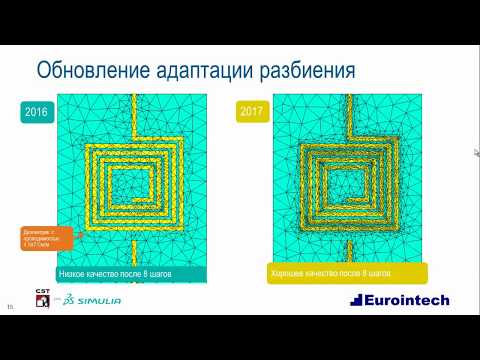 Видео: Обзор новых функций пакета CST STUDIO SUITE 2018