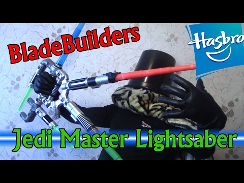 Видео: Jedi Master Lightsaber - BladeBuilders (Hasbro) с участием Дарта Недовейдера