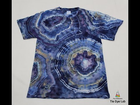 Видео: Дизайн тай-дай: рубашка Ice Dyed Geode