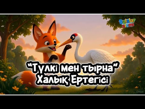 Видео: Түлкі мен тырна | Қазақ ертегісі. #ертегі #түлкіментырна 