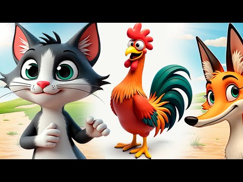 Видео: Котик та Півник | Пісенька-мультик ♫ | Дитячі забавки