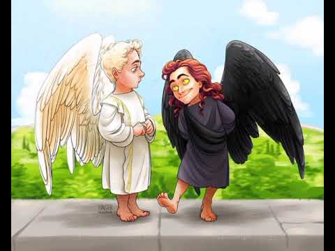 Видео: "Благие знамения" комиксы