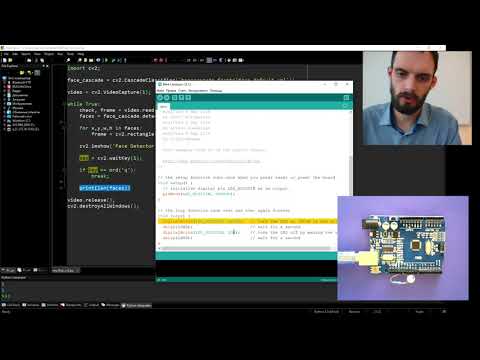 Видео: Питон + компьютерное зрение + ардуино (python + opencv + arduino)