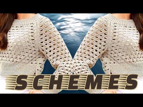 Видео: Потрясающие свитера со схемами вязания. Amazing sweaters with knitting patterns.