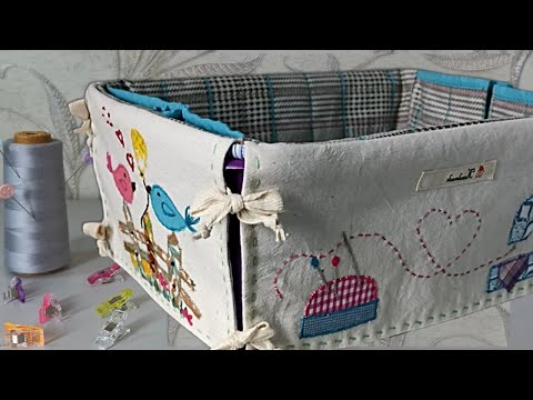 Видео: Покажу как сшить чехол-органайзер любого размера, который можно стирать.